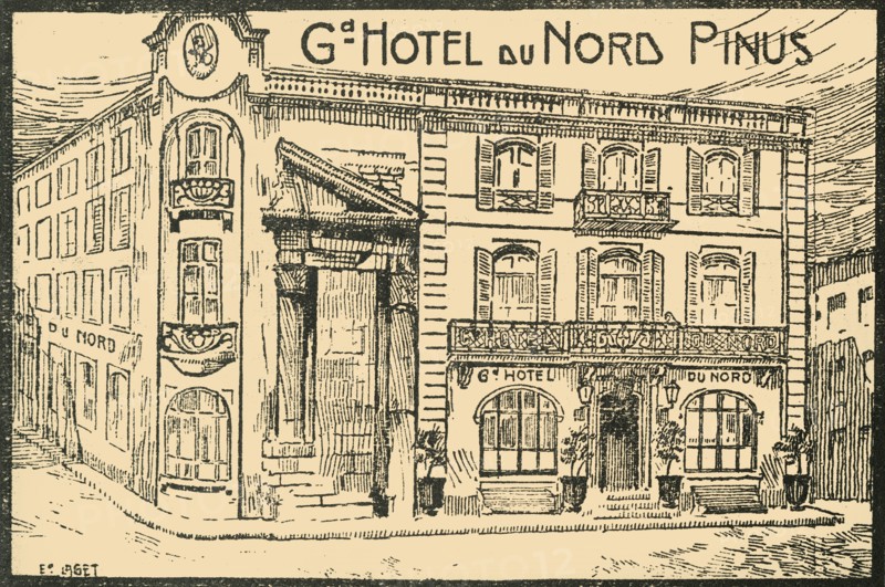 Facade De L'Hotel - Front of the Hotel', c1920s.