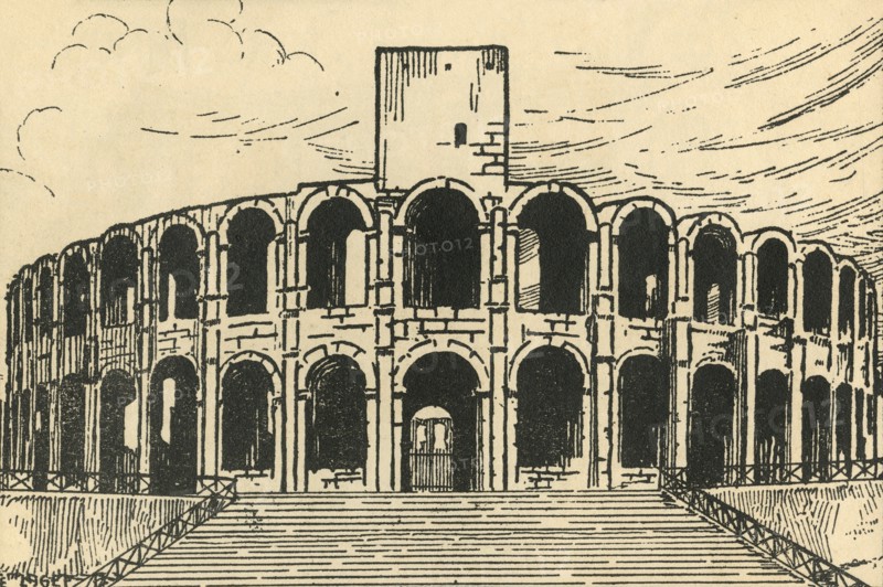 Les Arenes - The Arena', c1920s.