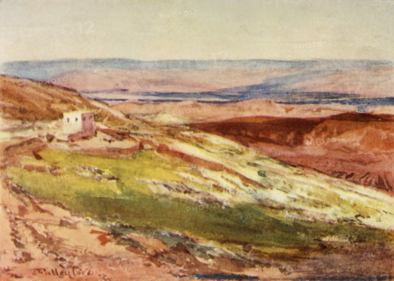 The Valley of the Jordan from the Mount of Olives', 1902.