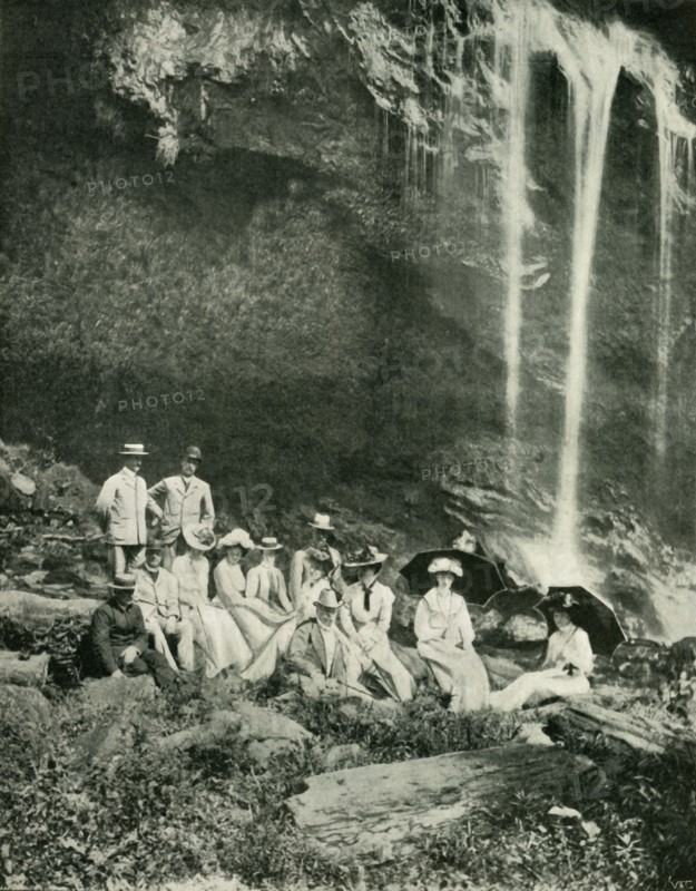 A Picnic Party at Maracas Falls, Trinidad, with Sir A. Moloney and Party', 1902.
