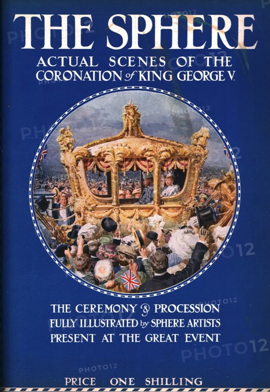 Cover of "The Sphere", coronation number, June 1911.