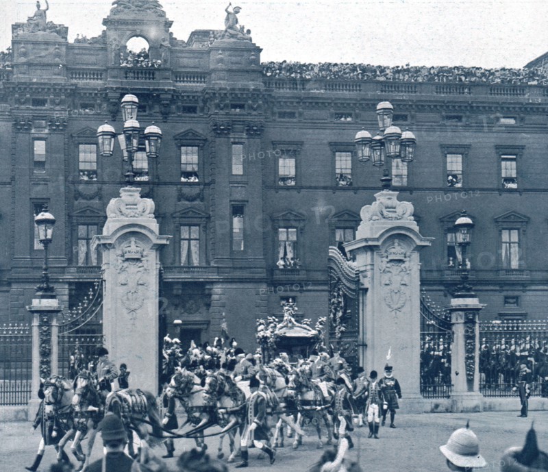 Coronation of King George V and Queen Mary, London, 1911.