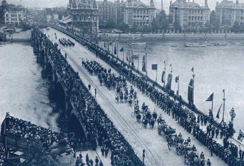 Coronation of King George V and Queen Mary, London, 1911.