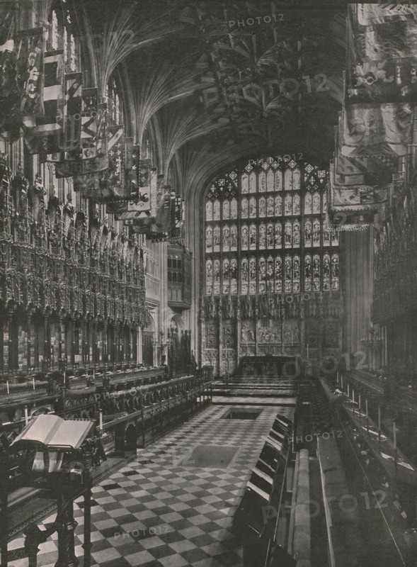 St George's Chapel, Windsor, 1910.