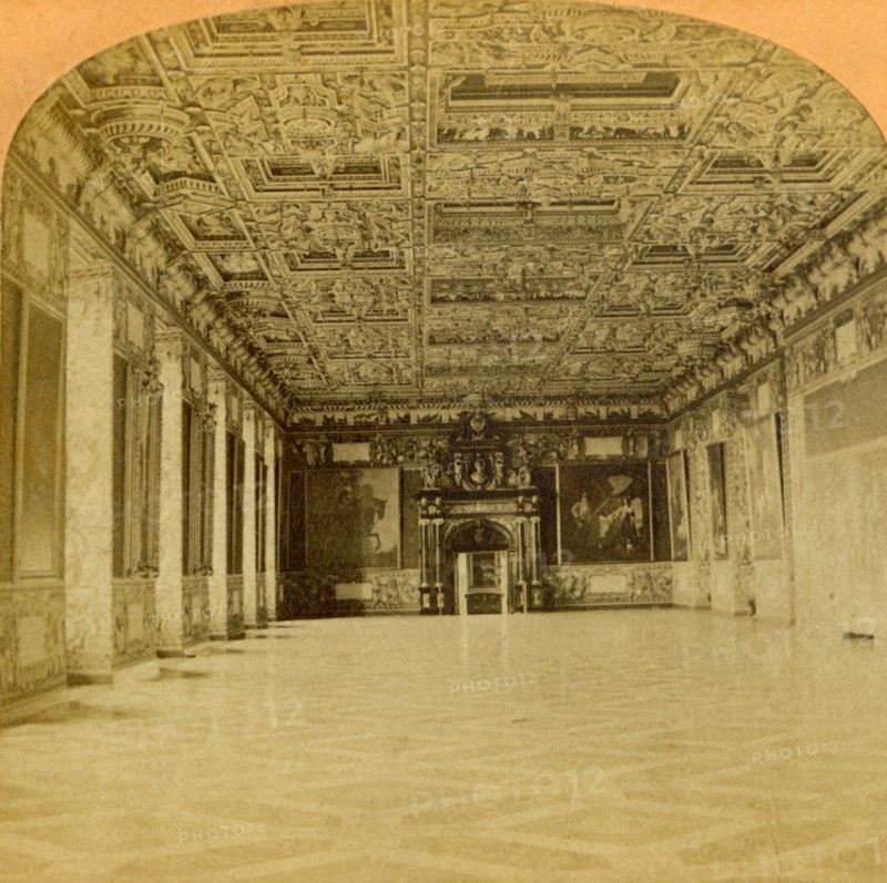 Sir Knights Hall, Slot Frederiksborg, finest in the world, Denmark', 1897.