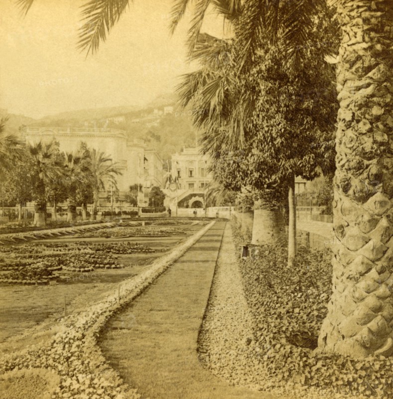 Monte Carlo, looking from the Casino', 1897.