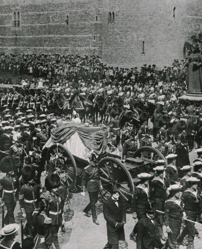 Funeral procession of King Edward VII, Windsor, 20 May 1910.
