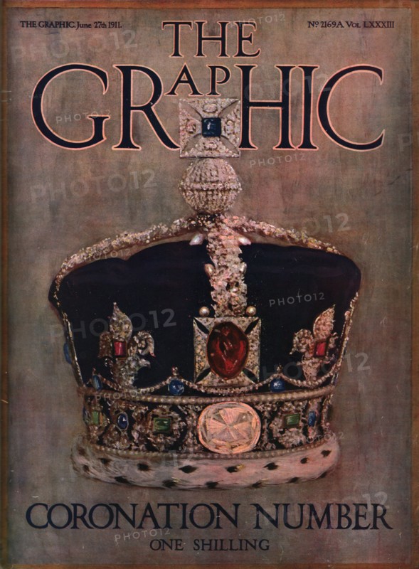 Cover of "The Graphic", coronation number, June 1911.