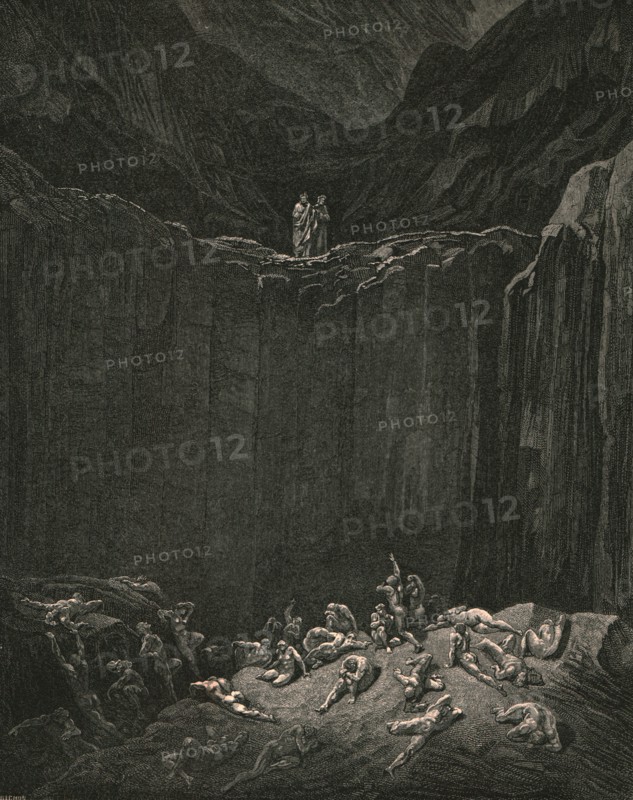 ...all-searching Justice, dooms to punishment the forgers', c1890.