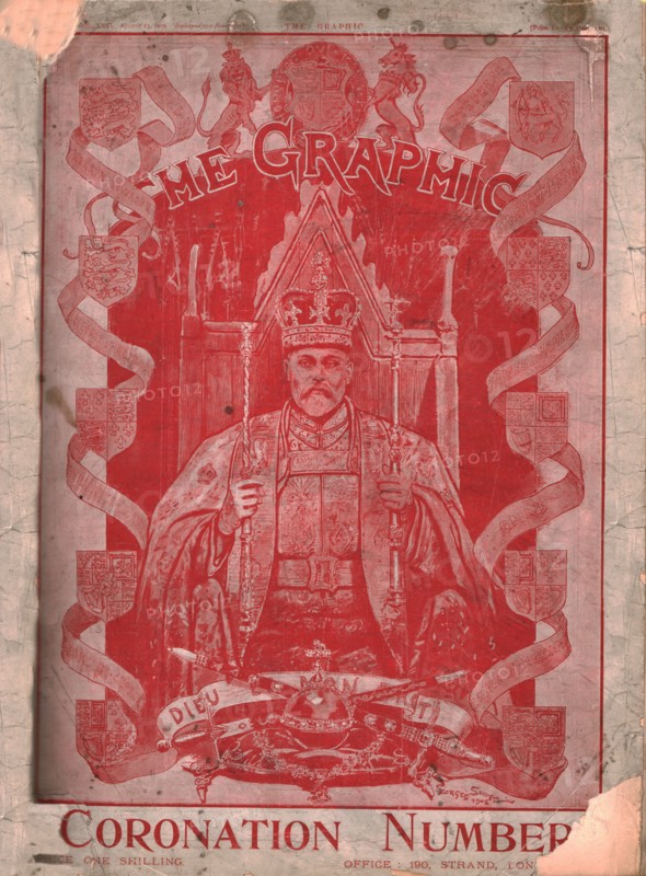 Coronation of King Edward VII, cover of "The Graphic" magazine, 13 August 1902.