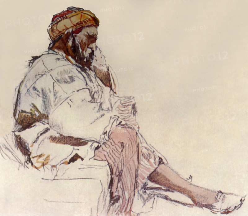 'Syrian Peasant Seated