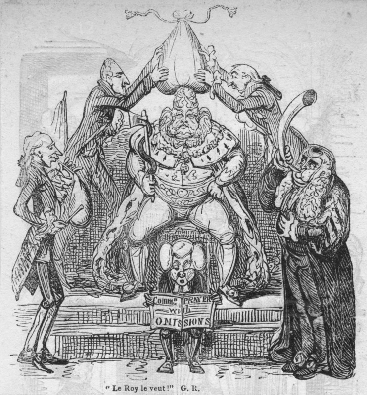 Le Roy le veut! G. R.', c1820.