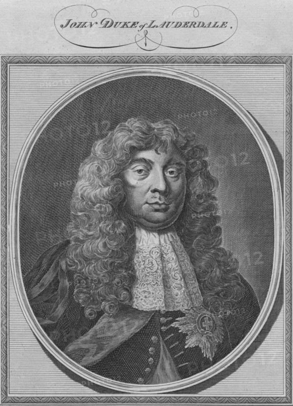 John Duke of Lauderdale', 1784.