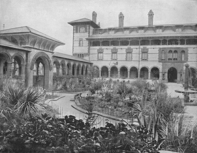 Court of Ponce de Leon, St. Augustine, Florida', c1897.