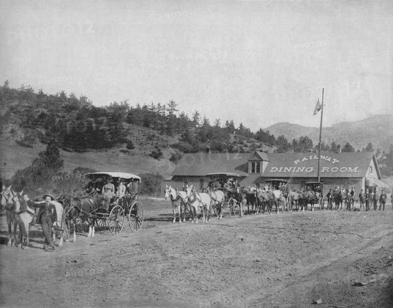 Pike's Peak (Col.) Toll Road', c1897.