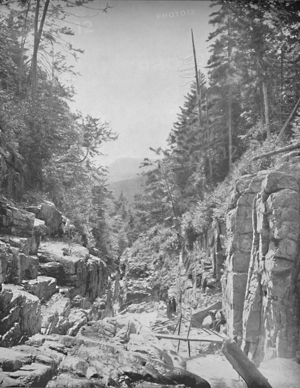 The Flume, Franconia (White) Mountains, N.H.', c1897.