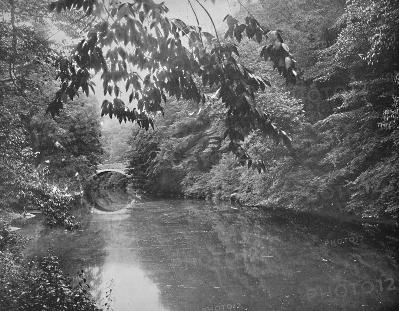 On Wissahickon Creek, Fairmount Park, Philadelphia', c1897.