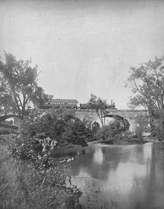 Mill Creek Bridge, Pennsylvania Railroad', c1897.