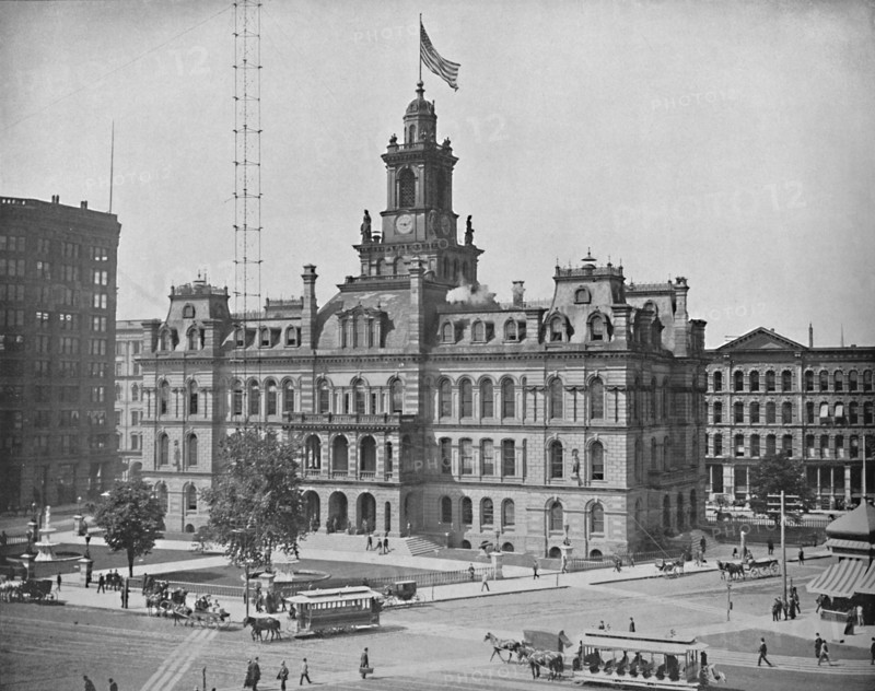 City Hall, Detroit, Michigan', c1897.