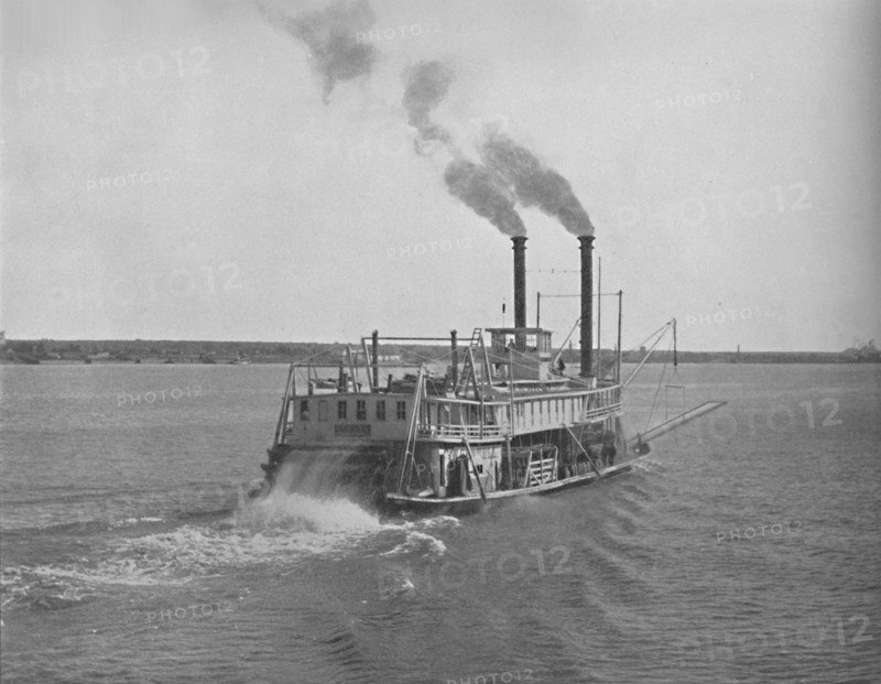 Mississippi River Steamer', c1897.