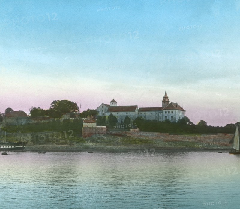 Akershus fortress, Christiania, (Oslo), Norway, late 19th-early 20th century.
