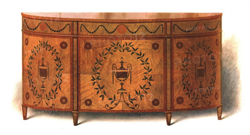 Satin-wood Commode, 1908.