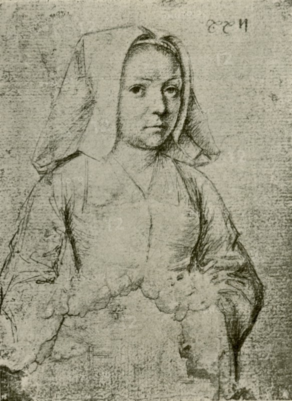 Young woman, late 15th-early 16th century, (1908).