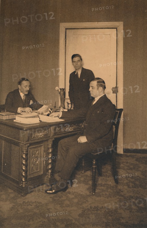 Office of the Secretary at the Cuban Embassy in Brussels, Belgium, 1927.