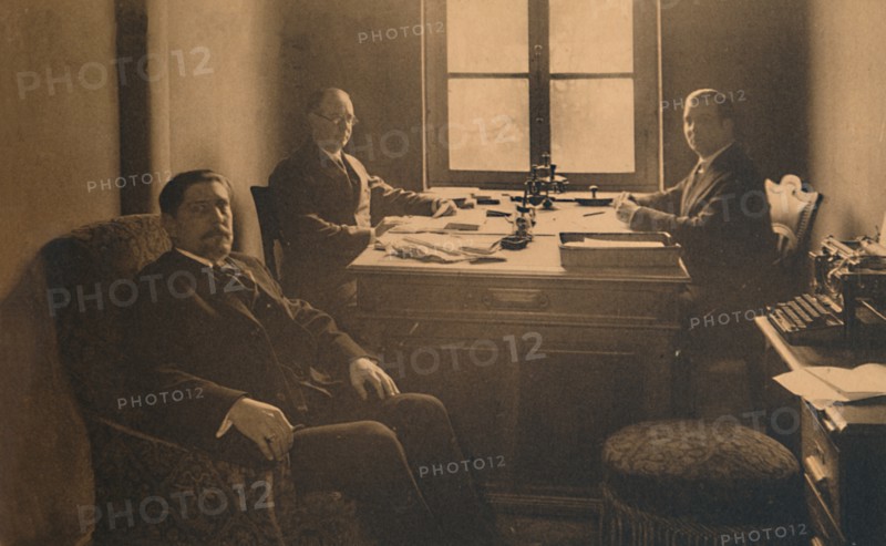 Office of the Consulate at the Cuban Embassy in Brussels, Belgium, 1927.