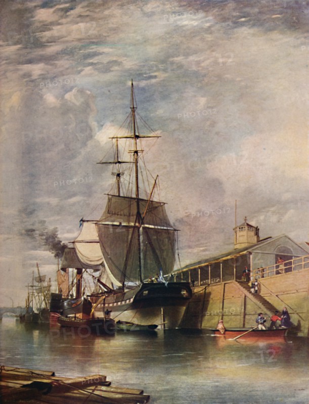 Belfast Harbour - Ferry Steps, 1851', (1909).