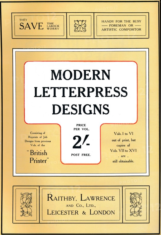 Modern Letterpress Designs - Prize Design', 1909.