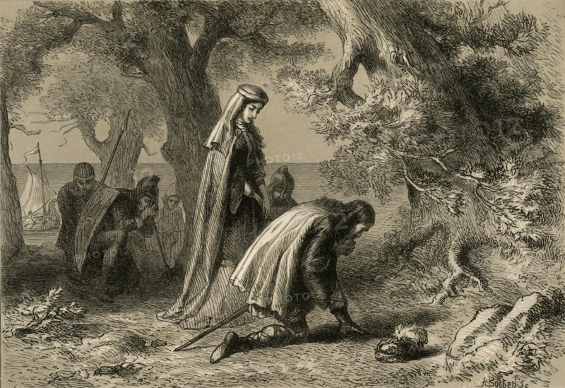 Thorfin and Gudrida on the Shore of Vineland', (1877).