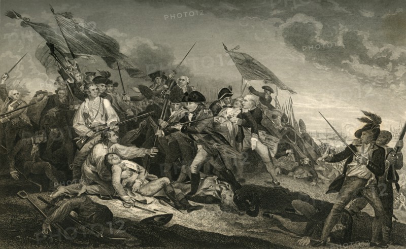 Battle of Bunker Hill', (1877).