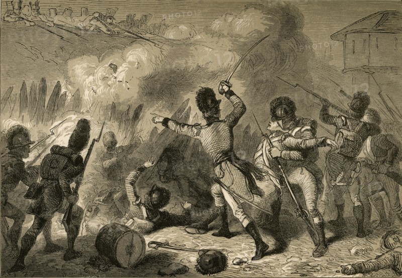The British Repulsed at Fort Stephenson', (1878).