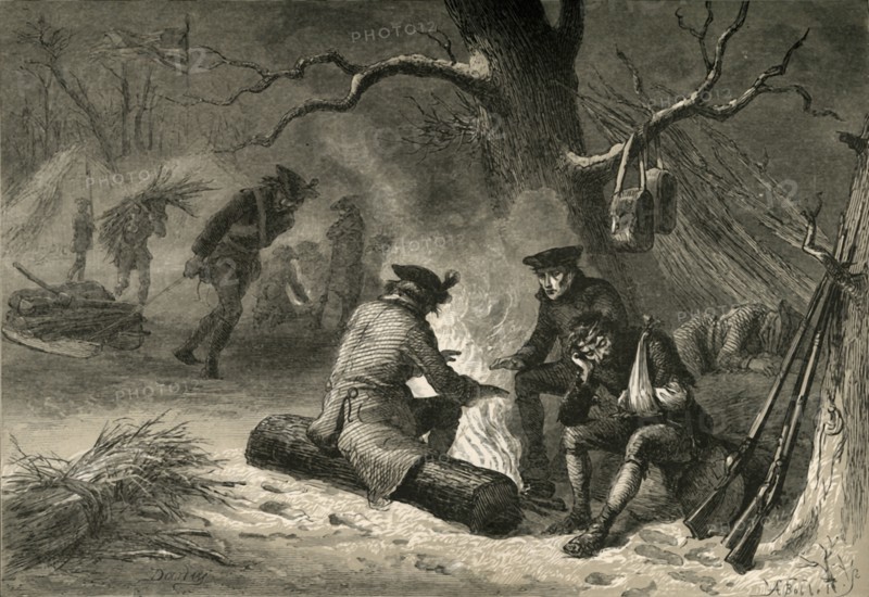 The American Troops at Valley Forge', 1877.