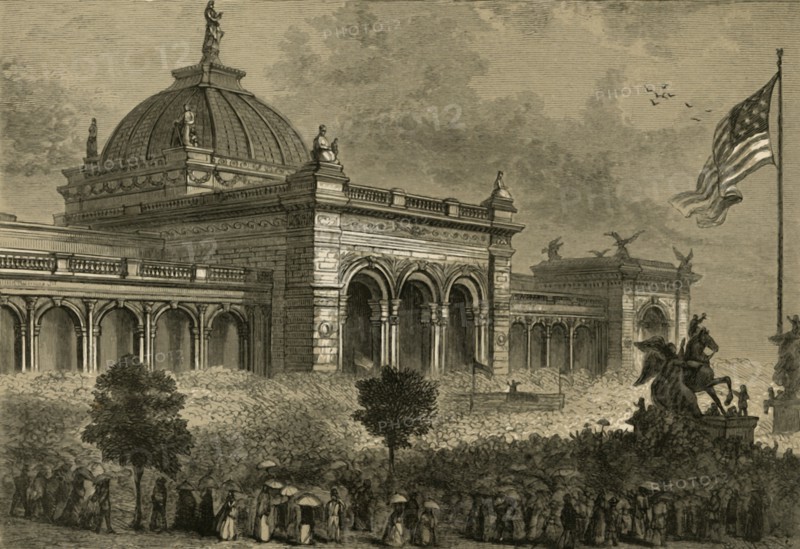 Opening of the Centennial Exhibition, May 4, 1876', (1878).