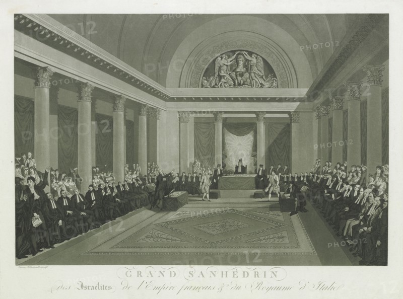 The Grand Sanhedrin of the Israelites by Napoleon I, 1806.