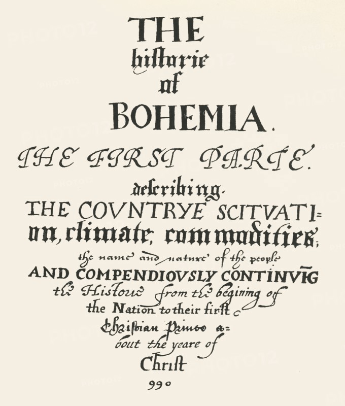 The Historie of Bohemia', 1619-1620, (1947).