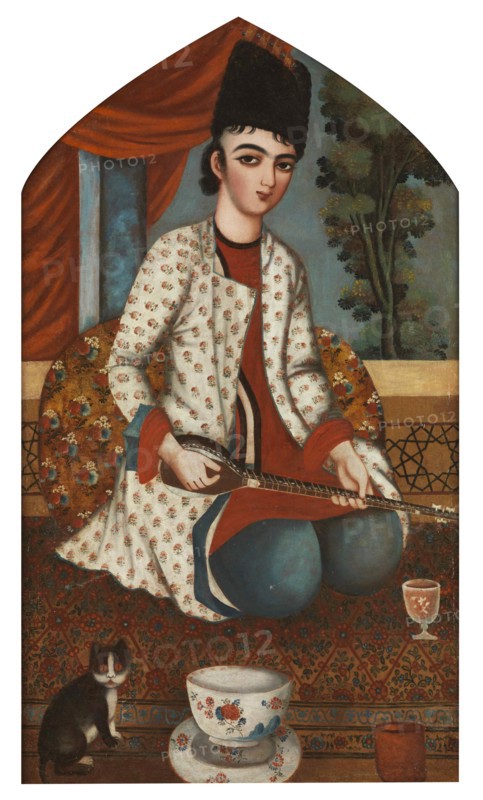 Sitar player, c. 1830-1840.