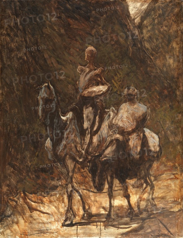 Don Quixote and Sancho Panza, 1868-1870.