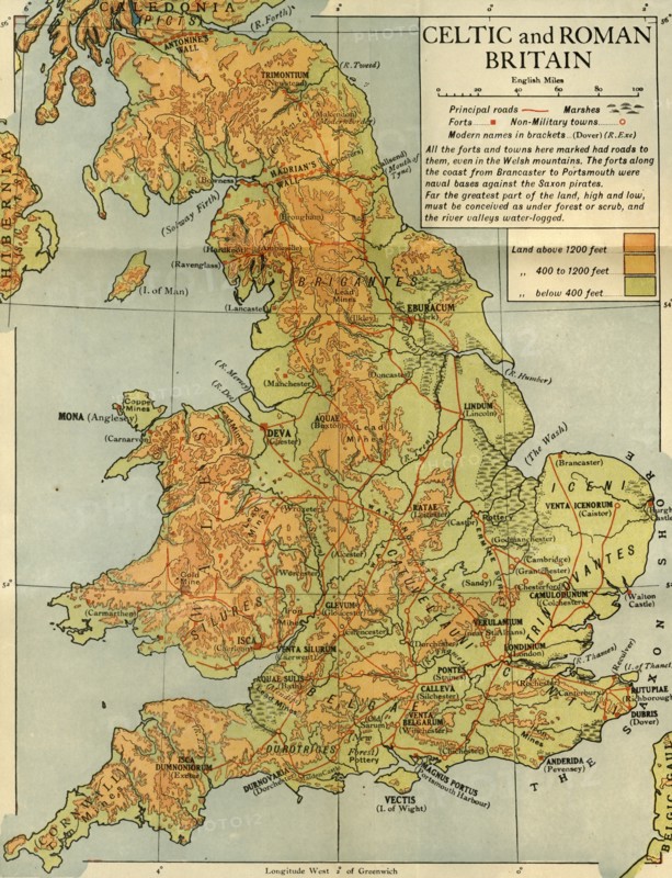 Celtic and Roman Britain', 1926.