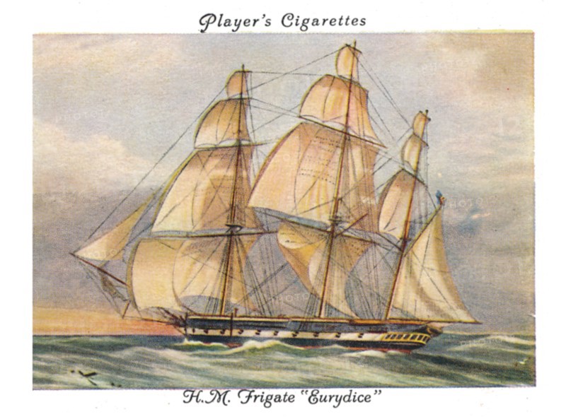 H.M.Frigate "Eurydice", 1936.