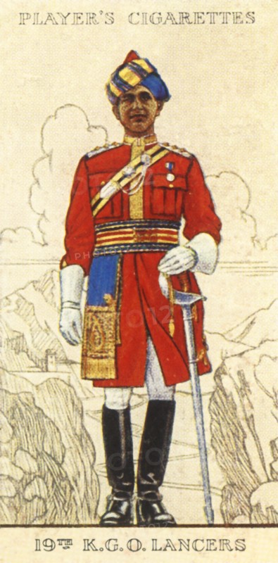 19th K.G.O. Lancers', 1936.
