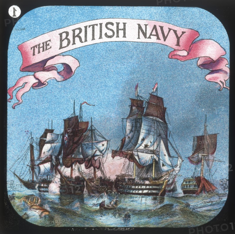The Battle of Trafalgar', c1900.