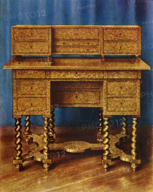 Marquetry Writing Table of King William III', 1938.