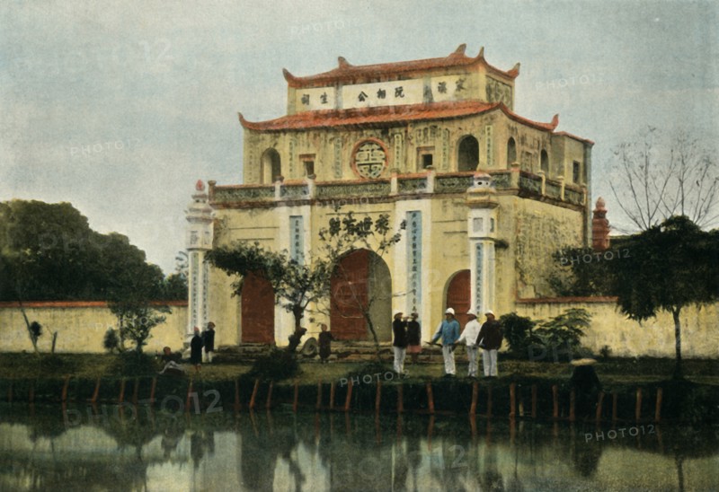 Hanoi. Pagode Du Kinh Luoc', (Hanoi. Kinh Luoc Pagoda), 1900.