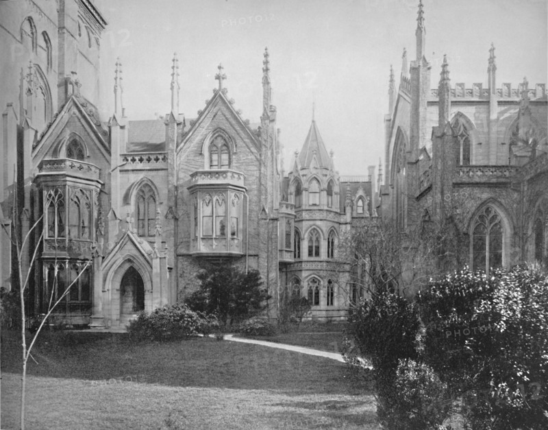 Grace Church and Rectory, New York', c1897.