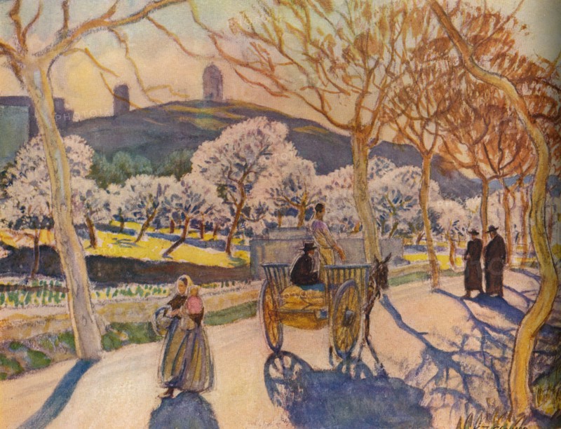 Sunlight and Almond Blossom, Ibiza', 1936.