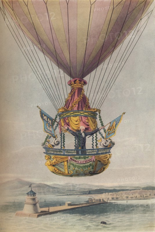 Sadler Over The Lighthouse, Dublin', 1817, (1920).