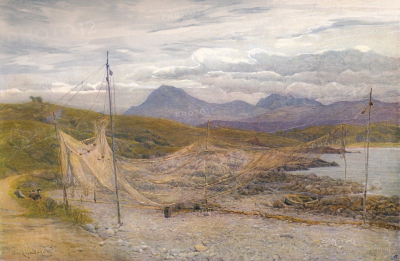 Salmon Nets, Gairloch, Ross-Shire', 1860-1906, (1906).